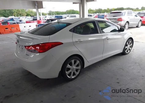 2013 Hyundai Elantra Limited из США, поврежденный, VIN 5NPDH4AE1DH411878